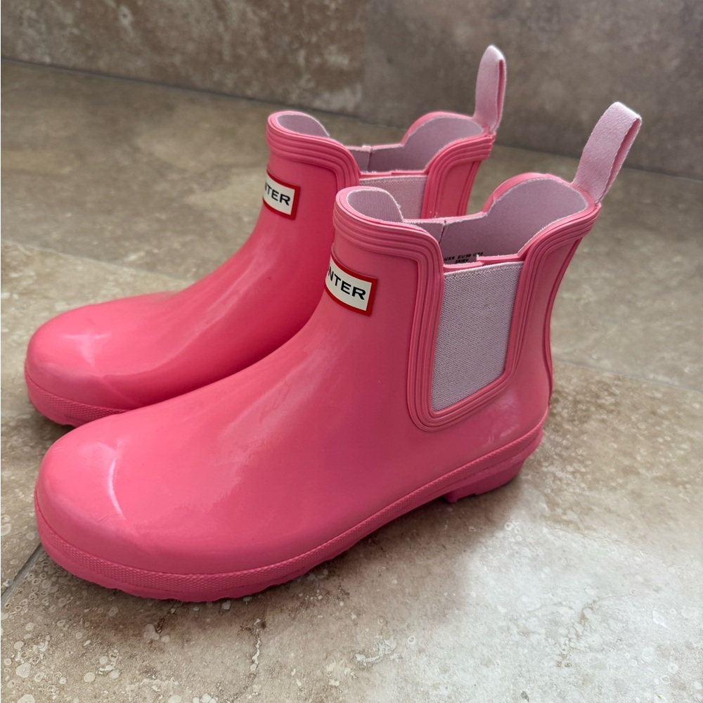 Hunter Pink Rain Boots